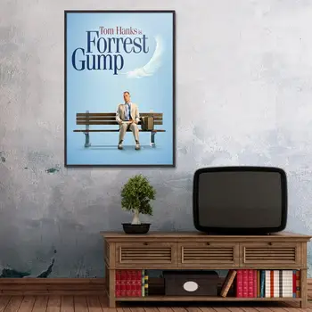 Forrest Gump Classic HD Movie Star Sienas Mākslas Mājas Dekoru Kanvas Glezna Mākslas Ziemeļvalstu Apdare, Kafejnīca, Bārs Viesnīcas numuru Plakāts