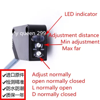 Fotoelektrisks slēdža sensoru E3Z-D61 E3Z-R61 E3Z-D62 E3Z-D81 E3Z-R81 E3Z-D82