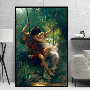 Francija Gleznotājs Pierre Auguste Gultiņa ir Pavasara Gleznu Audekla Plakāta Drukas Cuadros Sienas Mākslas Mājas Dekoru Bildes Dzīvojamā Istaba