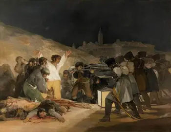 Fransisko de Goija 3. Maija 1808 Mākslas Izdrukāt Plakātu grandes para salīdzinot eļļas gleznas audekla Mājas Dekoru, Sienas Māksla