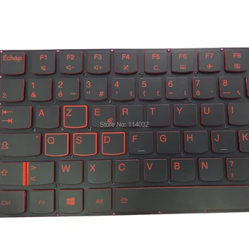 Franču AZERTY klaviatūras apgaismojums Lenovo Leģiona Y520 Y720 Y530 Y520-15IKBM Y520-15IKBN FR AR arābu Keyboard Black Red Vārdi