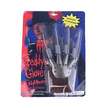 Freddy Krueger Cimdi Wolverine Spoku Raust Cimdi Halloween Masku Šovs Vīriešu Aksesuārus Halloween Puse Rotaļlietas