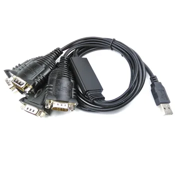 Ftdi usb 4 portu rs232 db9 adapteri usb četras seriālā porta kabeli