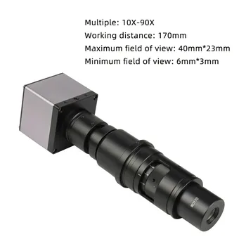 Full HD 1080P 60FPS HiSilicon 3516A Sensors Rūpnieciskās Elektroniskās Video Mikroskops ar HDMI saderīgas Lupa Metināšanas Remonts