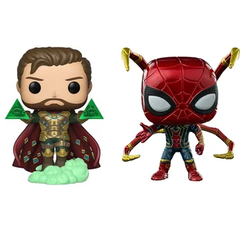 FUNKO POP Spider-Man Tālu No Mājām Brinquedos Brīnums Mysterio PVC Darbības Rādītāji Kolekcijas Modelis, Rotaļlietas, Dāvanas, 2F75