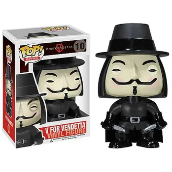 Funko POP Sākotnējā V For Vendetta Kolekcionējamus Modelis Rotaļlietas Vinila Rīcības Attēls Bērniem Rotaļlietas Chlidren Dzimšanas dienas Dāvana