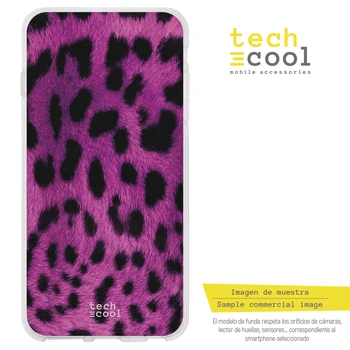 FunnyTech®Silikona Case for Samsung Galaxy A30s l rozā leoparda tekstūra