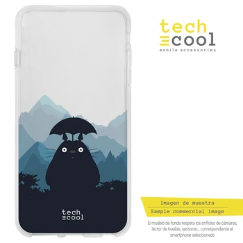 FunnyTech®Silikona Gadījumā Xiaomi Redmi, Ņemiet vērā, 9 l Mans Kaimiņš Totoro dizainu, 1 caurspīdīgs