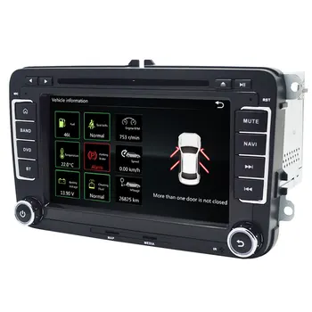 FUNROVER android9.0 auto dvd multimediju gps VW/Volkswage/POLO/Golf/Passat/CC/Tiguan/Fabia radio navigācijas navi autoradio RDS