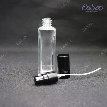 FX079-20ML Jaunu Caurspīdīgs Kvadrāta Smaržu flakona Stikla Tukšu Aerosola Pudelē, 100GAB/DAUDZ