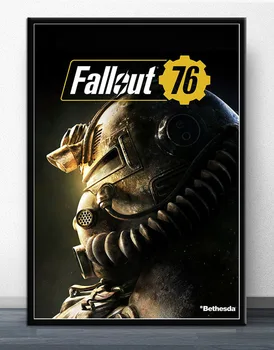 FX1082 Fallout 4 Prasmi Koku Video Karstā Classic Zombiju Šaušanas Video Spēli Plakātu Mākslas Zīda Audekls Mājas Istabā Sienas Drukāšanas Dekori