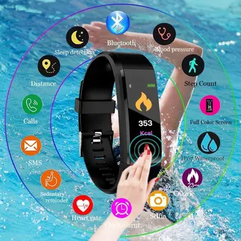 FXM Jaunu aproci Sievietēm Skatīties Bluetooth Veselības Aproce Sirdsdarbības Ātrums, asinsspiediens Smart Joslā Fitnesa Tracker Smartband Aproce Band