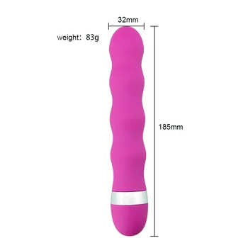 G-Spot AV Stick Vibrators Ūdensizturīgs Silikona Dildo Maksts Clit Stimulat Vibrējošais Stick Sieviešu Masturbācija Massager Seksa Rotaļlietas