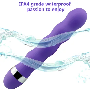 G-Spot AV Stick Vibrators Ūdensizturīgs Silikona Dildo Maksts Clit Stimulat Vibrējošais Stick Sieviešu Masturbācija Massager Seksa Rotaļlietas