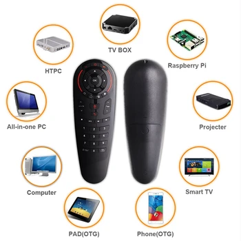 G30S 2.4 G Bezvadu Tālvadības pults Balss Gaisa Peli 33 Taustiņus IS Mācību Žiroskopu Sensoru Smart Tālvadības Spēli Android Tv Box