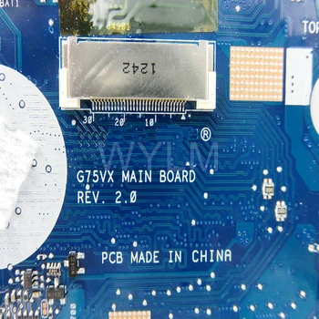 G75VX Mātesplati HM77 Par Asus 3D LCD Pieslēgvieta Atbalsta NVIDIA GeForce GTX 670M 60-NLEMB1001-C03 Testēti Strādā Labi