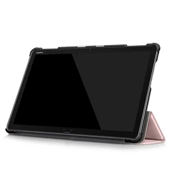 Gadījumā Huawei MediaPad M5 Lite 10 BAH2-W19/L09/W09 Ultra Slim Pu Ādas Smart Stāvēt Vāks Mediju Pad M5 Lite 10.1