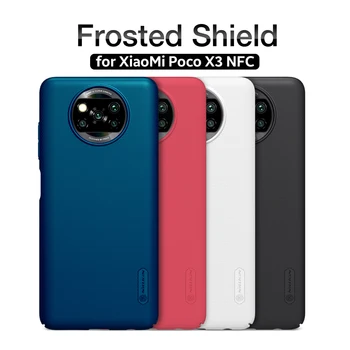 Gadījumā, Poco X3 NFC Segtu Xiaomi Poco X3 NFC Globālo Versiju NILLKIN Super Matēta Vairogs Matēts Hard Atpakaļ Lietā Poco Tālruņa NFC X3