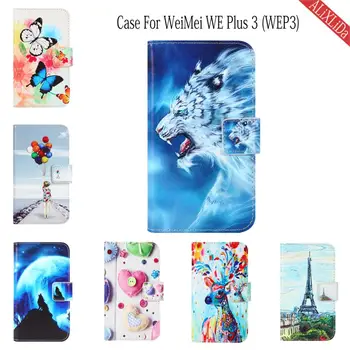 Gadījumā WeiMei MĒS Plus 3 (WEP3) Gadījumā Modes Karikatūra Modelis Augstas Kvalitātes ādas seguma Mobilais tālrunis, soma