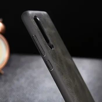Gadījumā Xiaomi Mi A3 būtiska Luxury Vintage ādas ar mīkstu segumu xiaomi mi a3 gadījumā coque capa Biznesa hoesje