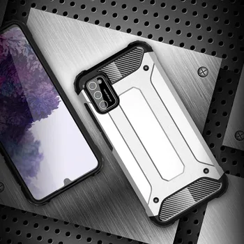 Gadījumā Xiaomi Poco M3 Gadījumā 6.53 Collu Izturīgs Bruņas Hibrīda Aizsardzības Aizmugurējo Vāciņu PocoPhone M3 antidetonācijas Buferi Gadījumā