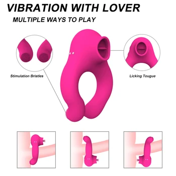 Gailis Gredzenu Vibrators, 7 Ātrumi Dzimumlocekļa gredzens Massager Vibrators Dzimumlocekļa Klitora Stimulācija Pieaugušo Seksa Rotaļlietas, lai Cilvēks Klitora Stimulators