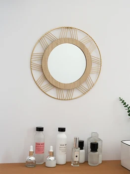 Gaismas luxury art veranda apdare spogulis modelis istaba dzīvojamā istaba radošo fona sienas sienas karājās spogulis