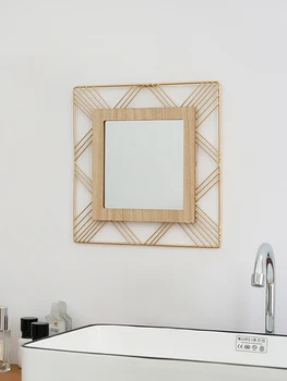 Gaismas luxury art veranda apdare spogulis modelis istaba dzīvojamā istaba radošo fona sienas sienas karājās spogulis