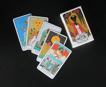 Galda Spēles Tarot Kartes Oracle Mūsdienu Raganu Burvestībām Piegādes Zīlēšana Pieaugušajiem un Bērniem, kas Spēlē Karti
