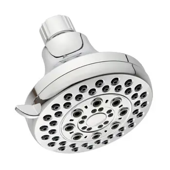Galvanizācijas 5-Nosakot Dušas Galvas Augsta Spiediena Leņķis Regulējams Showerhead ar Anti-Aizsprosto Sprauslas