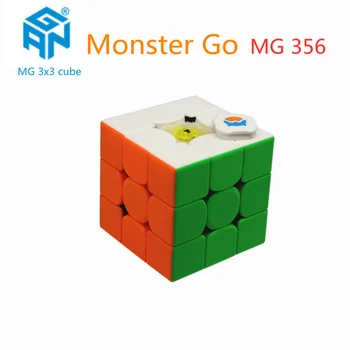 GAN kubu, GAN 356 Briesmonis, kas Iet uz 3x3 Magnētisko magic cube 3x3x3 GAN 356 MG 3X3 rozā cubo magico GAN 3x3 Profesionālās ātrums rotaļlietas klucīši