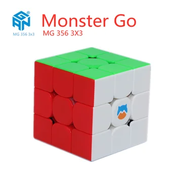 GAN kubu, GAN 356 Briesmonis, kas Iet uz 3x3 Magnētisko magic cube 3x3x3 GAN 356 MG 3X3 rozā cubo magico GAN 3x3 Profesionālās ātrums rotaļlietas klucīši