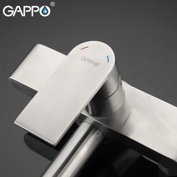 GAPPO vannas dušas jaucējkrāns uzstādīt nerūsējošā tērauda lietus dušas ūdenskritums maisītājs tap Vannas dušas galvas mikseris torneira