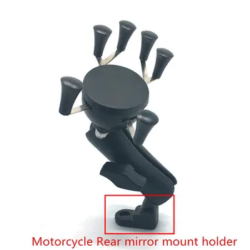 Garums 95mm Motociklu Atpakaļskata Spogulis Bāzes Turētājs daļas. Rokas Bumbu Mount, par Gopro Mobilais iPhone 7 7+ 6s Ram Mount