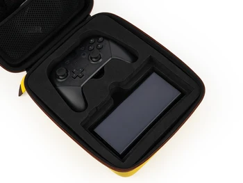 GeekShare Nintendo Slēdzis Pika Uzglabāšanas Soma Svītru Dzeltena Ceļojumu Cietais Apvalks Case Pro Nintendo Slēdzis Piederumi