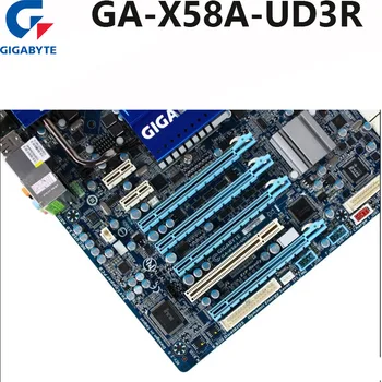 Gigabyte GA-X58A-UD3R Sākotnējā mātesplati 1366 pin X58 Darbvirsmas mainboards atbalsta L5639 L5520 DDR3 SATA III Systemboard Lietots DATORS