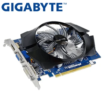 GIGABYTE Video Kartes Oriģinālu GT730 2GB GDDR5 Grafikas Kartes nVIDIA Geforce GPU, ko Izmanto spēcīgāka, nekā GT630 GT610 GT710 GT720