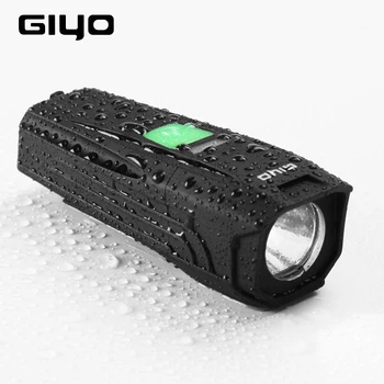 GIYO T6 LED Bike Lukturīti, USB Uzlādējams Lukturu Velosipēdu 450Lm Spēcīgu Velosipēdu Lampu Velosipēdu Gaismas Priekšā, Stūres Laternas