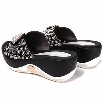 GKTINOO Sieviešu sandales ērti geuine ādas modes sieviešu ikdienas apavi vasaras sandales plīša izmērs 35-41