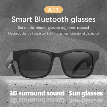 GL-A11 Bezvadu Bluetooth Viedās Brilles Stereo Bluetooth Saulesbrilles Bluetooth Brilles Sporta Brilles Āra Audio Saulesbrilles