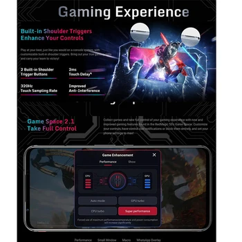 Globālo Versiju Nubia Sarkano burvju 5S Spēļu Viedtālruni Redmagic 5S 5G Spēle Mobilā Tālruņa Snapdragon 865 NFC 6.65