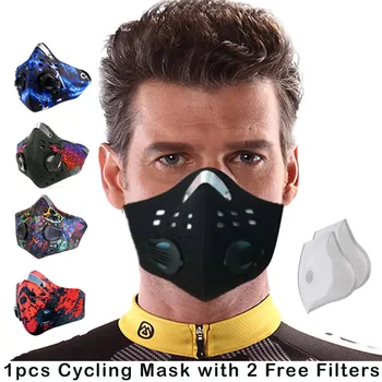 GLORSUN pasūtījuma oglekļa filtrs elpojošs pret gaisa piesārņojumu modes putekļu velosipēdu motociklu anti putekļu āra maska