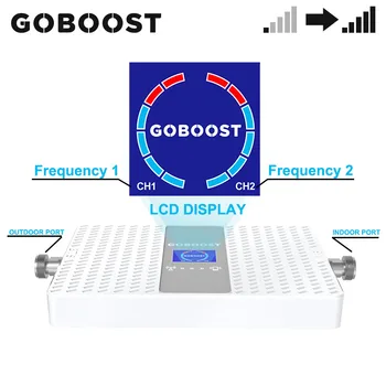 GOBOOST Dual band 2g 4g Mobilo Telefonu Signāla Pastiprinātājs GSM 900 1800 MHz Mobilo sakaru Retranslācijas Tīkls Pastiprinātājs Band 3