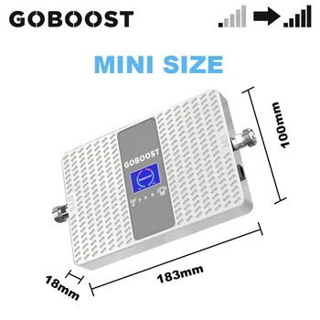 GOBOOST Repeater 2g 3g 4g Signālu Pastiprinātājs 850 GSM 900 LTE 1800 UMTS 2100MHz Šūnu Pastiprinātājs Tīkla Retranslatoru Antenas Vadu Komplekts