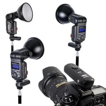 GODOX FC-16 16 Kanālu 2.4 G Bezvadu Studio Zibspuldze, Trigeri 3 Uztvērēju Nikon spoguļkamera