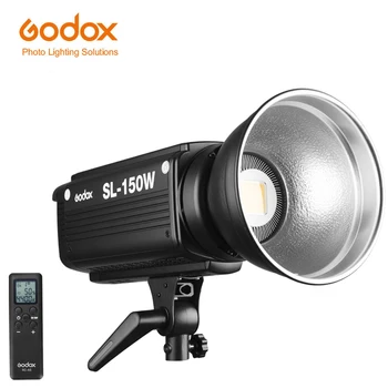 Godox SL-150W LED Godox SL150 150W Baltā Versija 5600K Studio Nepārtrauktu LED Video Gaisma Lampas Bowen Mount + Tālvadības pults