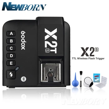 Godox X2T-S TTL 1/8000s 2.4 G Bezvadu Trigeri Raidītāju Sony DSLR Kamerām un Godox TT350S V860II-S TT685-S