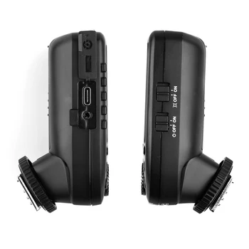 Godox XPro-C + 4x XTR-16 Uztvērējs Zibspuldzes Izraisītu Raidītājs ar E-TTL II 2.4 G Bezvadu X Sistēmas HSS LCD Ekrāns Canon DSLR