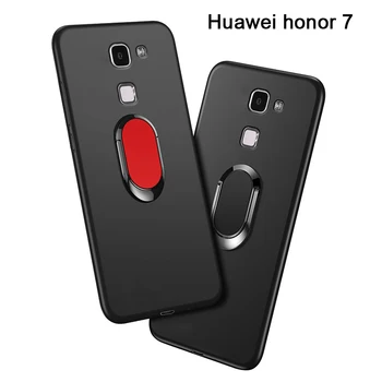 Gods 7 PLK-AL10 PLK-L01 Vāks Huawei honor 7 Lietā luksusa 5.2 collu Mīksts Melns silikona Gadījumos Huawei Honor 7 Tālrunis Fundas