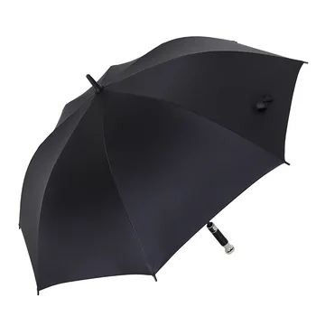Golfa Lietussargs Pilna Šķiedras Garš Rokturis, Automātiskā Biznesa Rolls-Royce Umbrellagrade melnā dāvanu reklāmas lietussargu pasūtījuma
